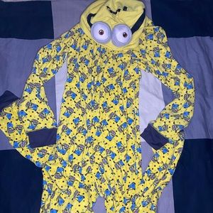 Cozy Minion Onesie with hood
